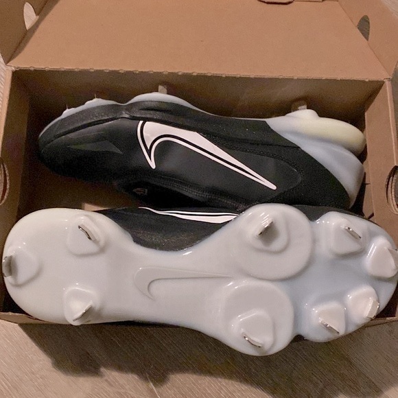 NEW [Nike] Force Zoom Mike Trout 8 Pro Black Metal Baseball Cleats Men's Size 10 - Picture 10 of 15